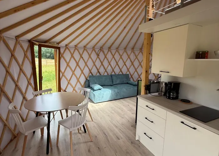 Luxusní stan Jurta It Easy Niwka (Drawsko)